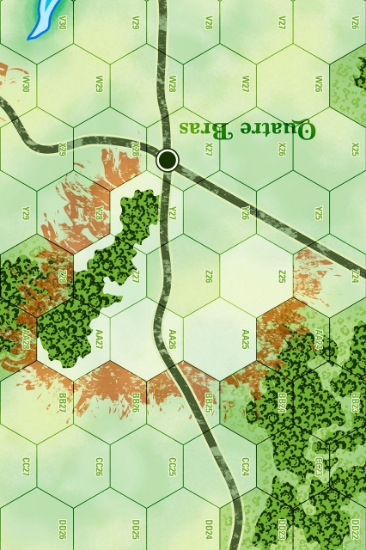Camelot Games. Waterloo Map by J. Cooper
