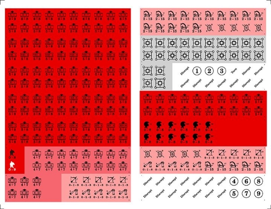 Picture of Caesar at Alesia Variant and Replacement Counters