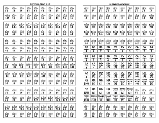 Picture of Blitzkrieg Replacement Counters - pick your colors