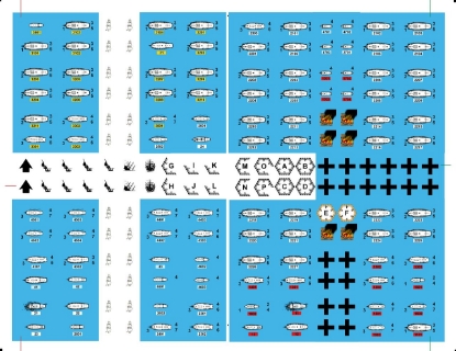 Picture of WSIM Wooden Ships Variant & Replacement Counters