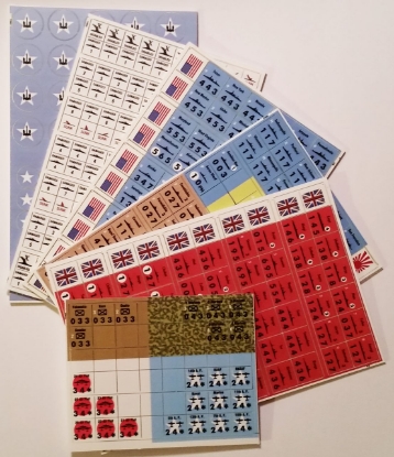 Picture of VITP Victory in the Pacific Variant & Replacement Counters