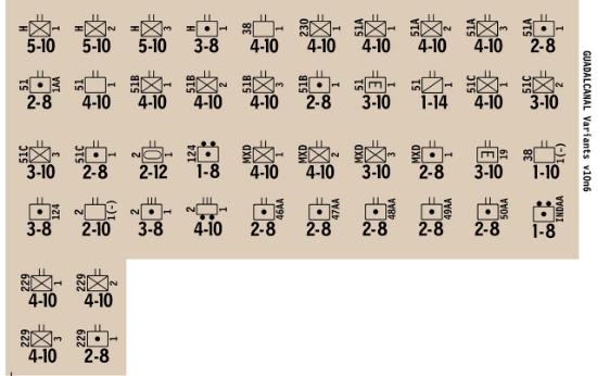 Picture of Guadalcanal Variant Counters - New Colors