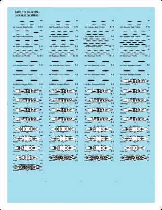 Picture of Jutland Battle of Tsushima Japanese Counters