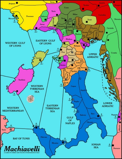 Picture of Machiavelli Map 1st Ed