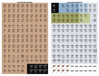 Picture of TRC The Russian Campaign Variant & Replacement Counters - 3rd Ed