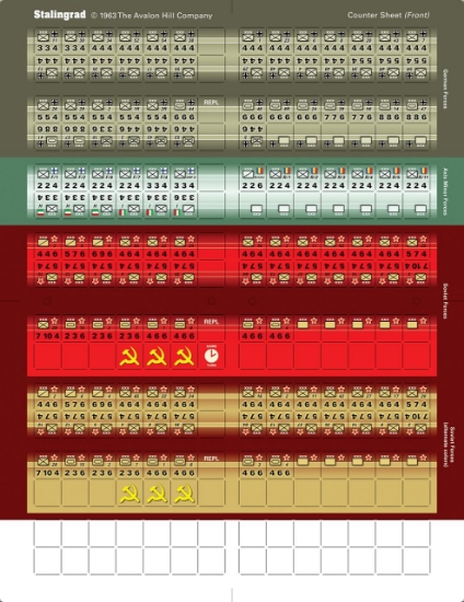 Picture of Stalingrad Counters by J. Cooper