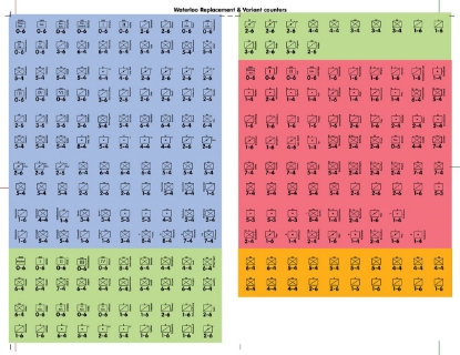 Picture of Waterloo Variant & Replacement Counters