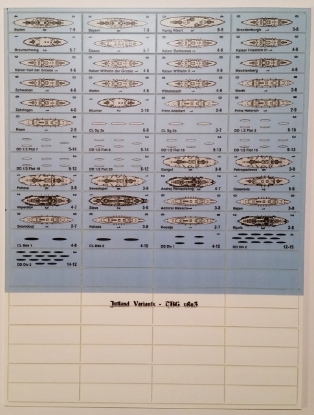 Picture of Jutland The Boardgamer v8n3 Counters