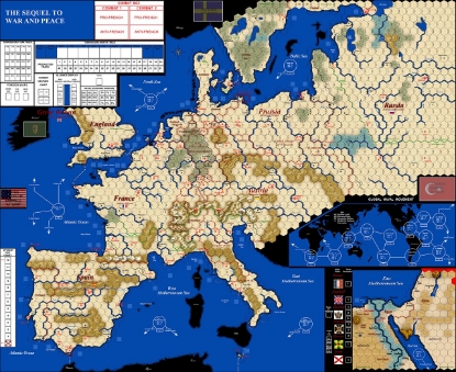 Picture of War and Peace VASSAL Map 4th Ed WaP