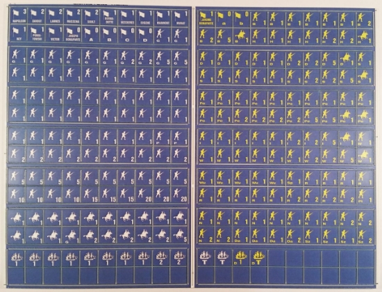 Picture of War and Peace Replacement Counters WaP