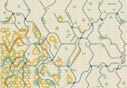 Picture of Panzer Leader Blitz Battle of the Bulge Left Map Set 5/8 inch