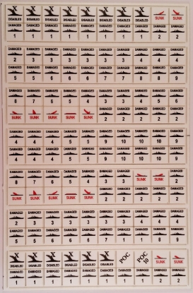 Picture of VITP Victory in the Pacific and WAS War at Sea Replacement Damage Counters