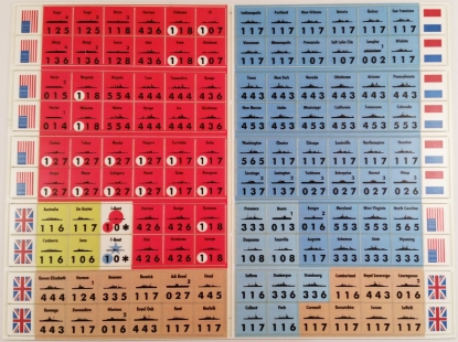 Picture of VITP Victory in the Pacific Plan Orange Variant Counters