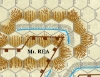 Picture of Caesar at Alesia NEW Map - Tan for 1/2in counters