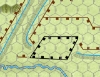 Picture of Caesar at Alesia NEW Map - Green for half inch counters