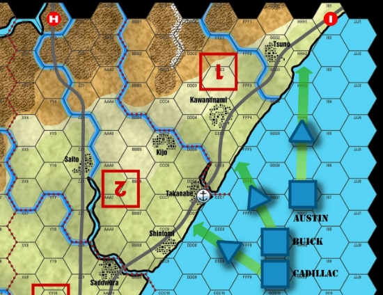 Camelot Games. Ketsu-Go / Olympic Map for 5/8in counters