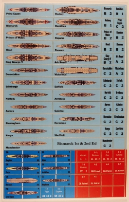 Picture of Bismarck Variant Counters - in color