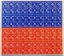 Picture of Blitzkrieg Aircraft Counters - Dark Red and Blue, White text