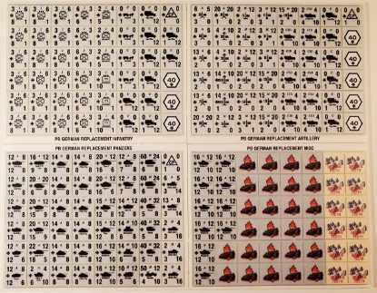 Picture of Panzer Blitz Replacement Counters