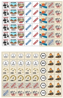 Picture of Panzer Leader Blitz Half Page Special Counters 1 & 2