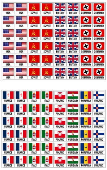 Picture of Panzer Leader Blitz Half Page Flags 1 & 2