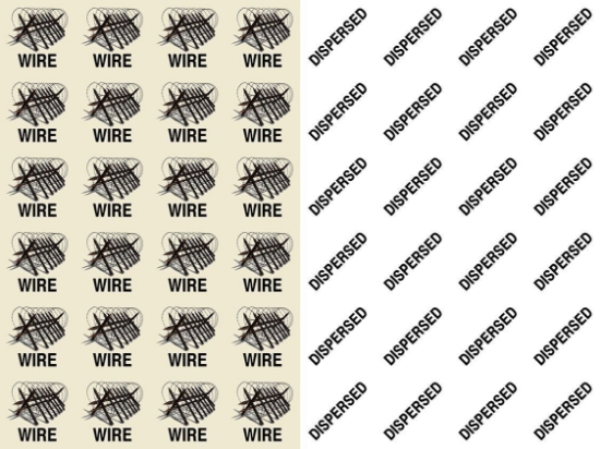 Picture of Panzer Leader Blitz Quarter Page of Wire & Dispersed Counters