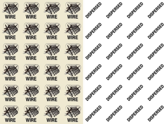 Picture of Panzer Leader Blitz Quarter Page of Wire & Dispersed Counters