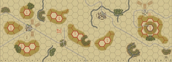 Picture of Imaginative Strategist Panzer Blitz Map 17 - 5/8 inch