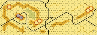 Picture of Imaginative Strategist Panzer Leader Desert Map C' - 5/8 inch