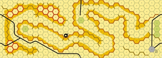 Picture of Imaginative Strategist Panzer Leader Desert Map Q - 5/8 inch