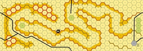 Picture of Imaginative Strategist Panzer Leader Desert Map Q - 5/8 inch