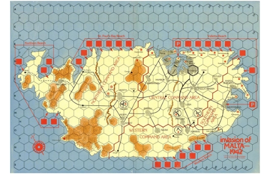 Picture of Air Assault on Malta Map AAoC