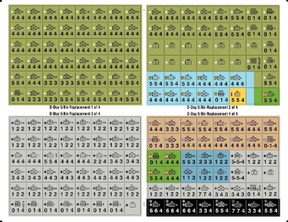 Picture of D-Day Replacement Counters - Large 5/8ths