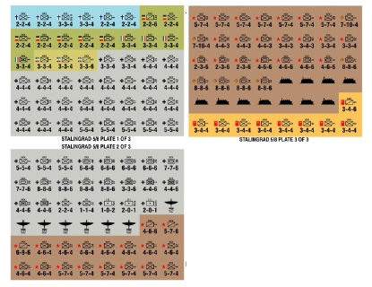 Picture of Stalingrad Replacement Counters - Large 5/8ths