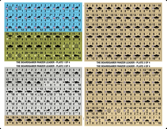 Picture of Panzer Leader The Boardgamer Variant Counters