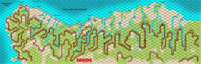 Picture of Guadalcanal Game Map - New Artwork  for 5/8 counters