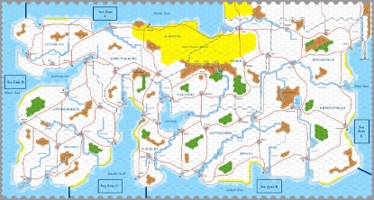 Picture of Blitzkrieg - Blitz 50 map for half inch counters