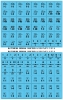 Picture of Blitzkrieg Modular Counters 5/8in - by the sheet/color