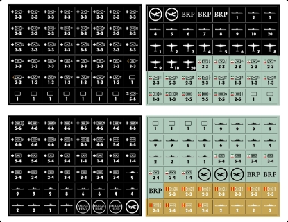 Picture of Third Reich Replacement and Variant Counters 5/8in 3R