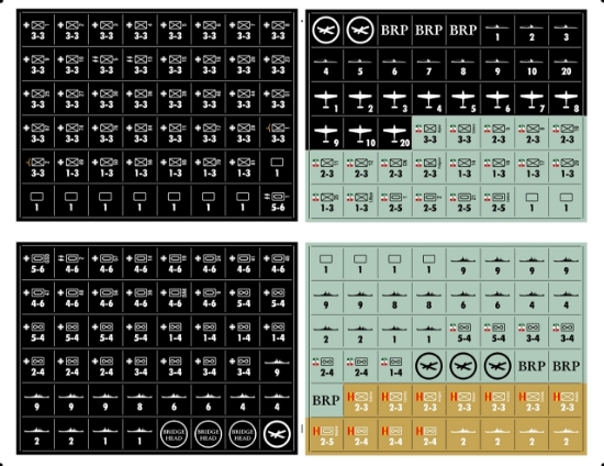 Picture of Third Reich Replacement and Variant Counters 5/8in 3R