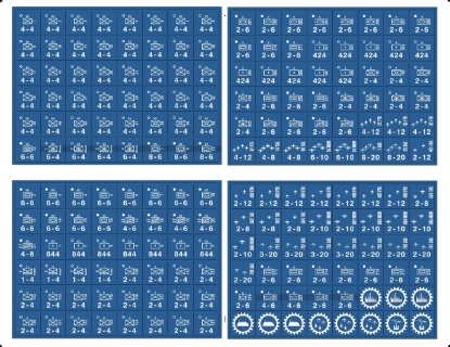 Picture of Blitzkrieg - Blitz World Complete Counter Set - 5/8in