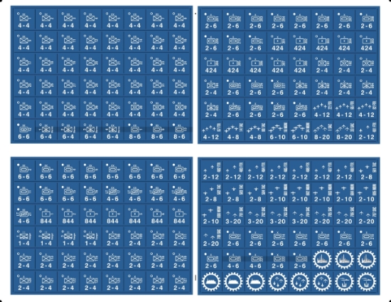 Picture of Blitzkrieg - Blitz World Complete Counter Set - 5/8in