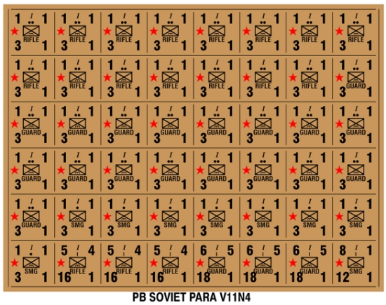 Picture of Panzer Blitz Quarter Page of Soviet Para AH General v11n4