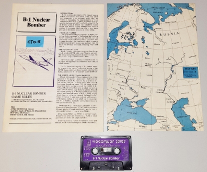 Picture of B1 Nuclear Bomber Microcomputer Game Cassette - CJ015