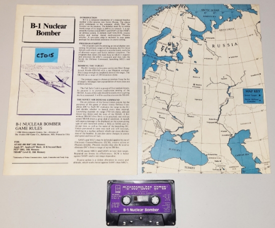 Picture of B1 Nuclear Bomber Microcomputer Game Cassette - CJ015