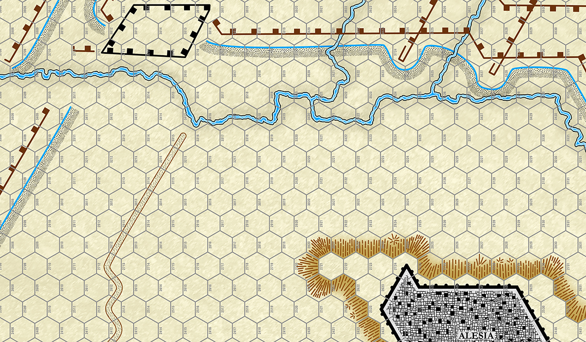 Re-Engineered Alesia Map