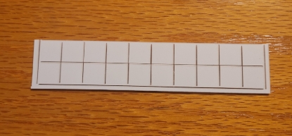 Picture of Blank half inch Counters - block of 20