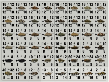 Picture of Panzer Leader Blitz Quarter Page of CAMO German Elite Panzers